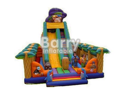 Human Skeleton Logo Jump Around Indoor Inflatable Playground With Slide  BY-IP-044